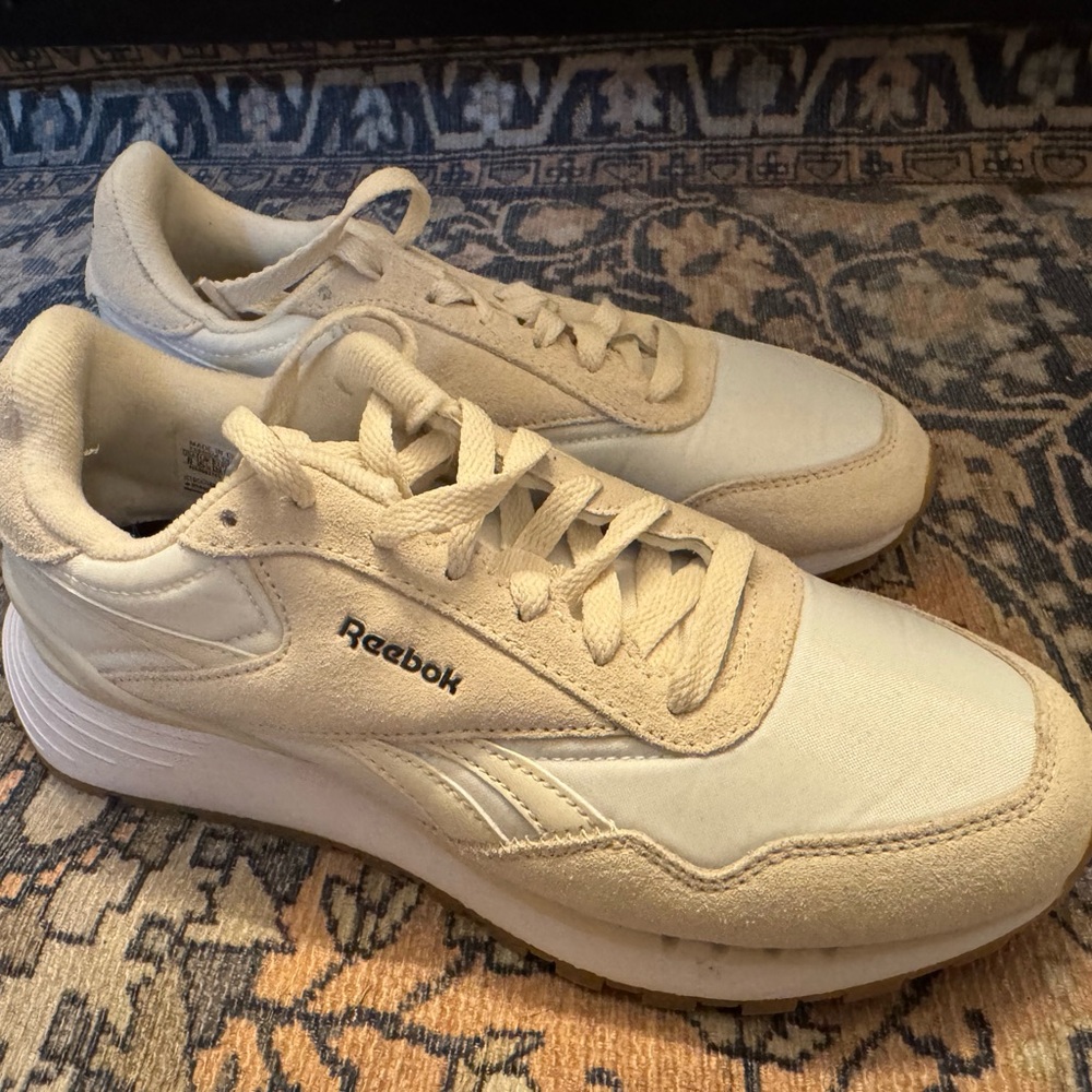 Reebok Women's Cream Athletic Shoes